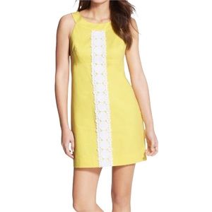 Lilly Pulitzer Jacqueline Shift Yellow Dress